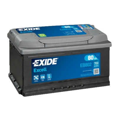 EXIDE EXCELL 80AH 700A R+ 315x175x175