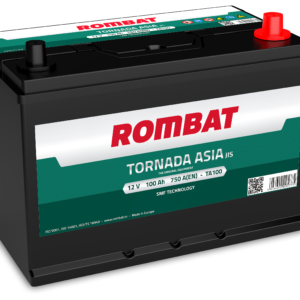 ROMBAT TORNADA 100AH 750A R+ ASIA