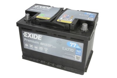 EXIDE PREMIUM 77AH 770A R+ 278x175x190