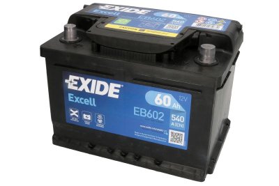 EXIDE EXCELL 60AH 540A R+ 242x175x175