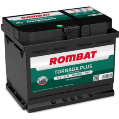 ROMBAT TORNADA PLUS 62AH 560A R+