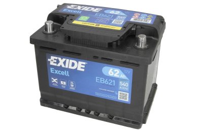 EXIDE EXCELL 62AH 540A L+ 242x175x190