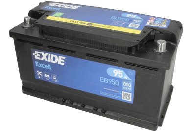 EXIDE EXCELL 95AH 800A R+ 353x175x190