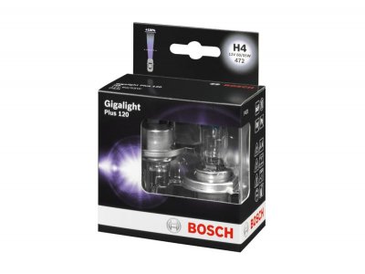 Крушки H4 Bosch Giga Light 60/55W +120%