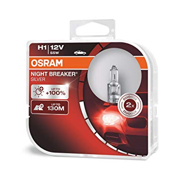 Крушки H1 Osram Night Breaker Silver +100% к-т