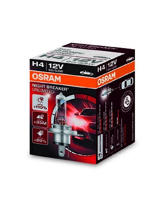 Крушка H4 OSRAM Night Breaker Unlimited 60/55W +110%