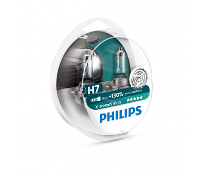 Крушки H7 Philips X-treme Vision +130% 55W комплект
