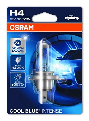 Крушка H4 OSRAM Cool Blue Intense 60/55W