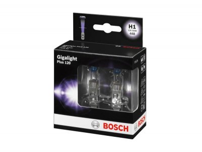 Крушки H1 Bosch GigaLight +120% к-т