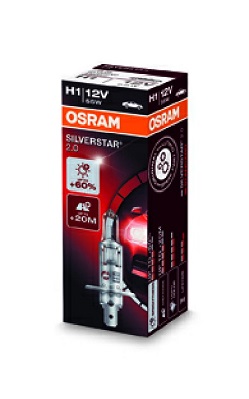 Крушка H1 Osram SilverStar 2.0 +60%