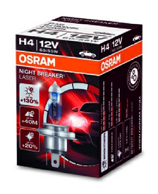 Крушка H4 OSRAM Night Breaker Laser 60/55W +130%