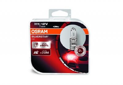 Крушки H1 Osram SilverStar 2.0 +60% к-т