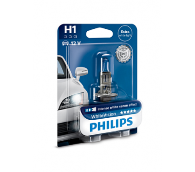 Крушка H1 Philips White Vission 55W