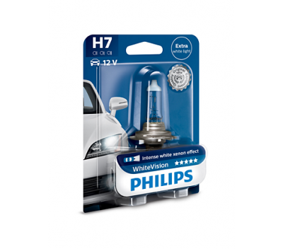 Крушка H7 Philips White Vision 55W