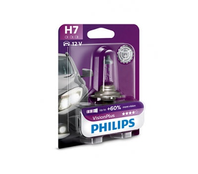 Крушка H7 Philips Vision Plus +60% 55W