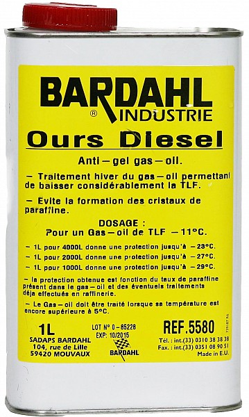 BARDAHL Препарат  против замръзване - дизел 1L BAR-5580