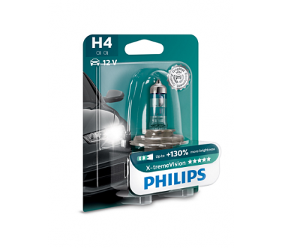 Крушка H4 Philips X-Treme Vision 60/55W +130%