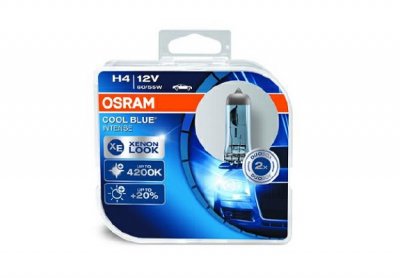 Крушки H4 OSRAM Cool Blue Intense 60/55W к-т