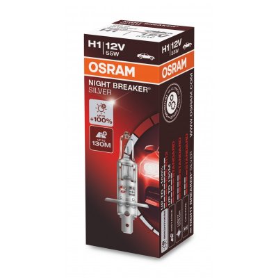 Крушка H1 Osram Night Breaker Silver +100%