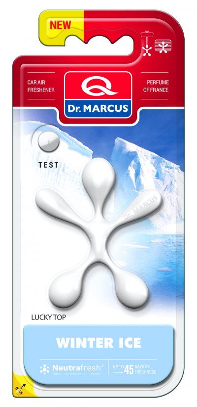 Ароматизатор за кола Dr.Marcus, серия Lucky-Top, аромат Winter Ice