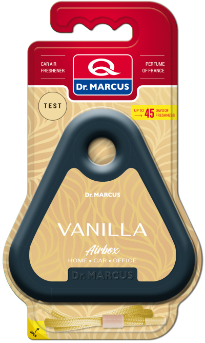 Ароматизатор за кола Dr.Marcus, серия AirBox, аромат Vanilla