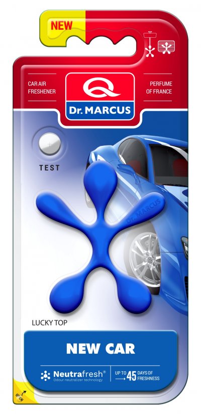 Ароматизатор за кола Dr.Marcus, серия Lucky-Top, аромат New Car