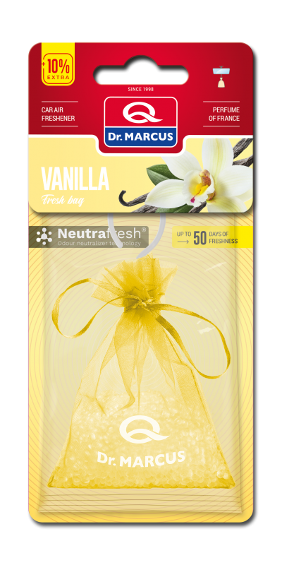 Ароматизатор Dr. Marcus, серия FreshBag, аромат Vanilla + 10% Extra