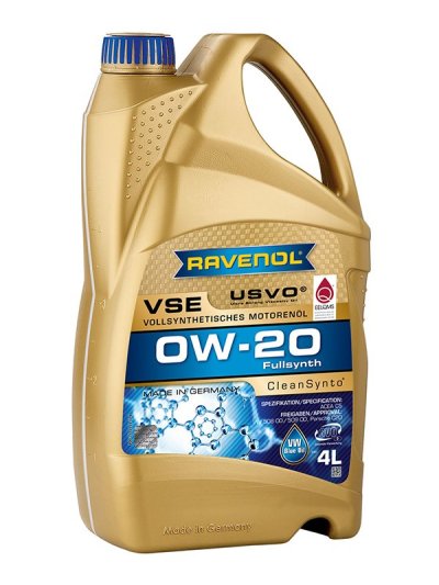 МАСЛО RAVENOL VSE 0W-20 - 4L C5 VW 508.00/509.00