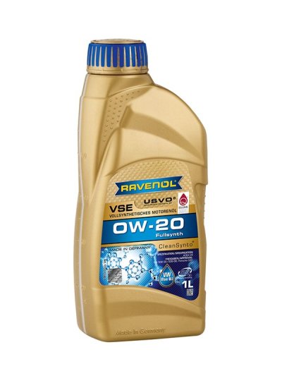 МАСЛО RAVENOL VSE 0W-20 - 1L C5 VW 508.00/509.00