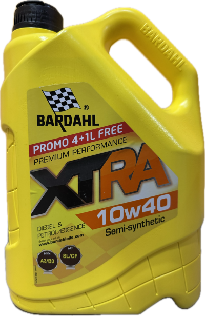 BARDAHL XTRA 10W40 - (4L+1L FREE) промо - 5L