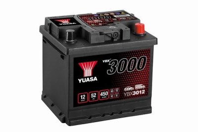 YUASA 52Ah 450A 207x175x190 R+