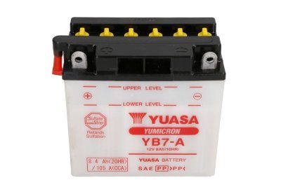 YUASA YB7-A 8.4AH 124A 136x75x133 L+